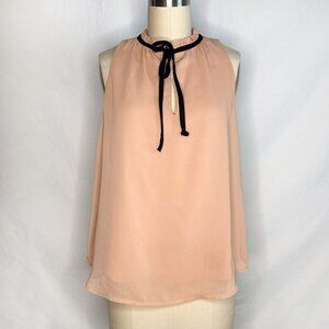 June & Hudson - Dusty Pink Flowy Tank Top